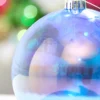 6" Blue Iridescent Ball Ornament