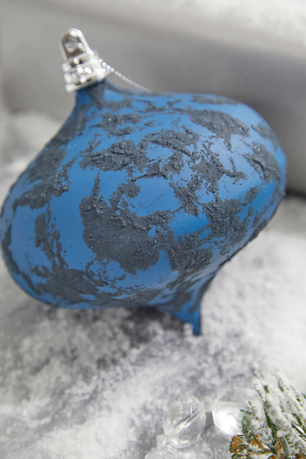 5" Blue Onion Ornament