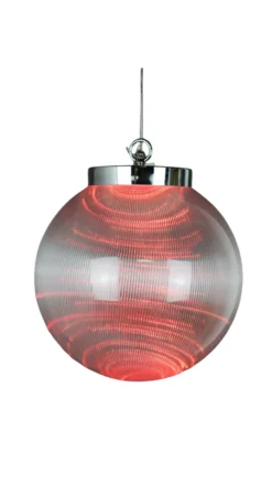 10" Borealis Ball Lighted LED - Red
