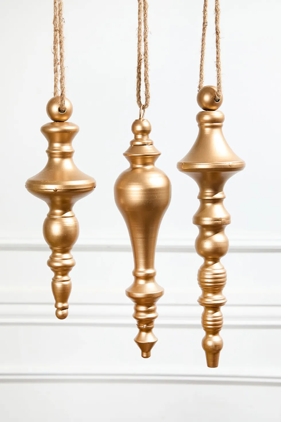 14"-18" Bronze Metal Finial Ornaments