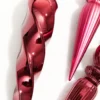 12" Burgundy Finial Boxed - Set of 4