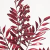 30" Burgundy Metallic Pepperberry Stem