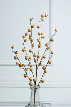 30” Butternut Pomegranate Christmas Spray (Weather Resistant)