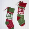 21” Cable Knit Sweater Stocking
