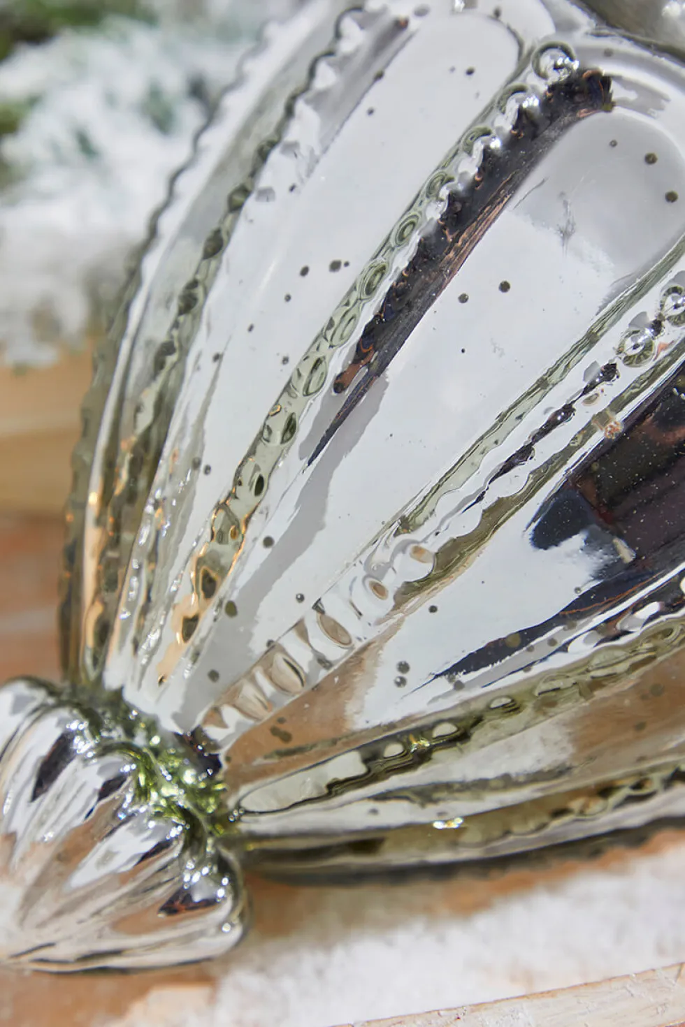 12" Cathedral Antique Mercury Glass Ornament