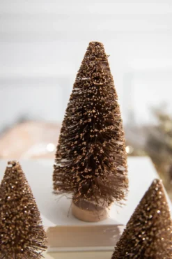 6” Champagne Bottle Brush Tree