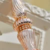 12" Champagne Glass with Jewel Band Icicle Ornament