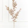 30" Champagne Glitter Eucalyptus Spray