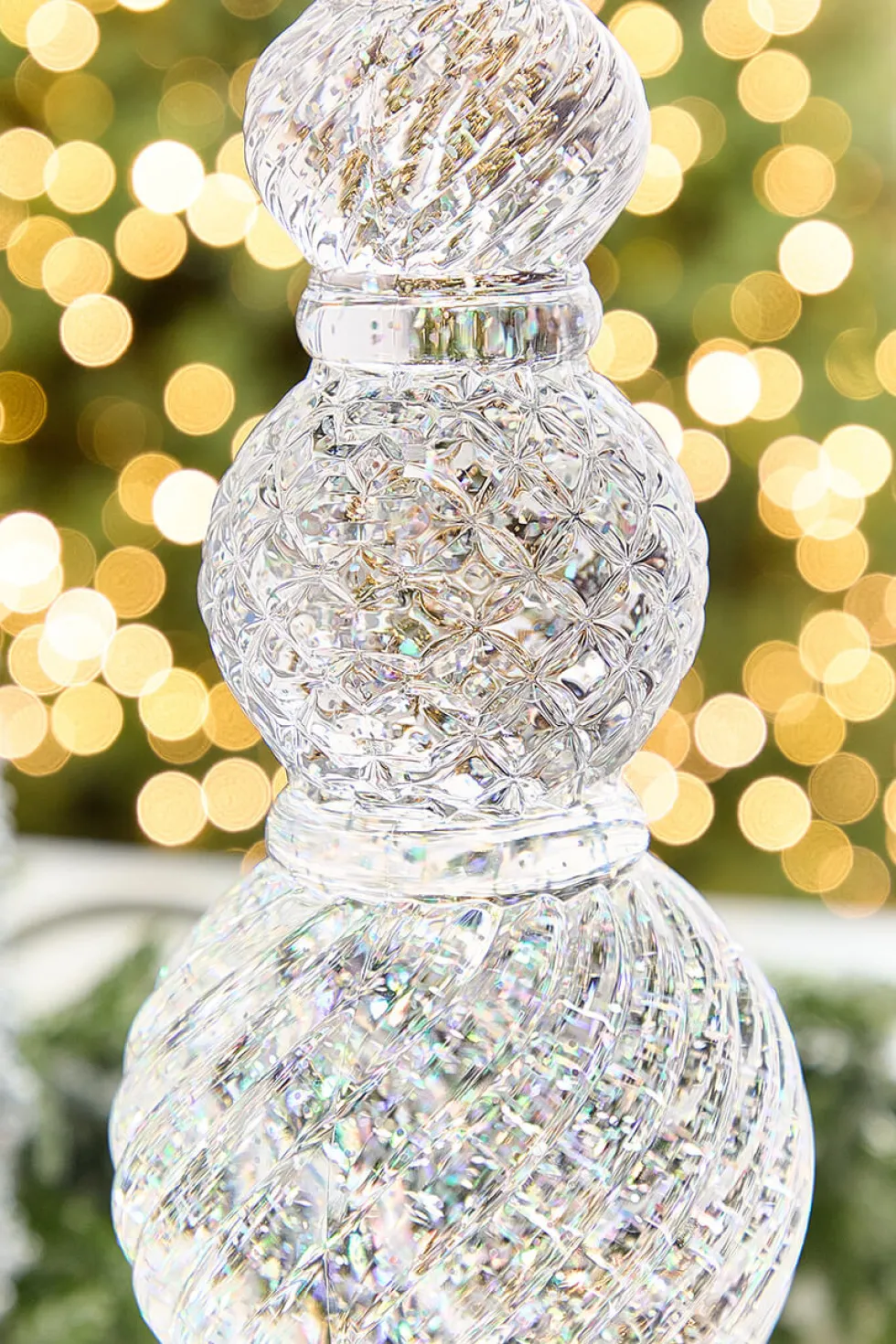 15.5" Christmas Finial Lighted Globe