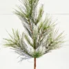 24" Christmas Flocked Pine Spray