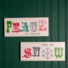 12” Christmas Wall Decor Plaque