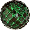 12cm Emerald Honeycomb Christmas Ball Ornament