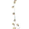 6 cm x 6.5' Plastic Ball LED Garland - Warm White