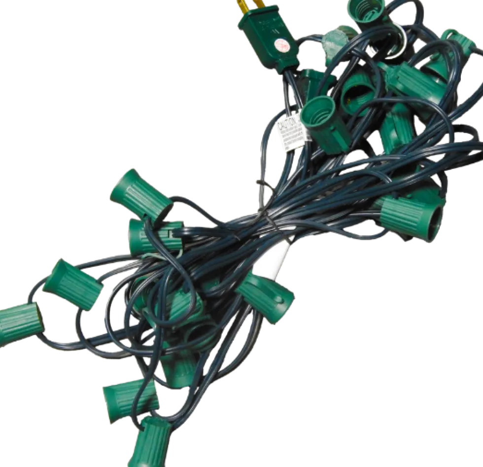 C9 Socket Cord - 25' 6" Spacing