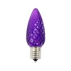 C9 Wonderful LED SMD Bulb (25 bulbs/bag) - Faceted, Purple