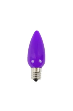 C9 Wonderful LED SMD Bulb (25 bulbs/bag) - Frosted, Purple