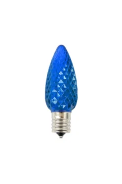 C9 Wonderful LED SMD Bulb (25 bulbs/bag) - Faceted, Blue