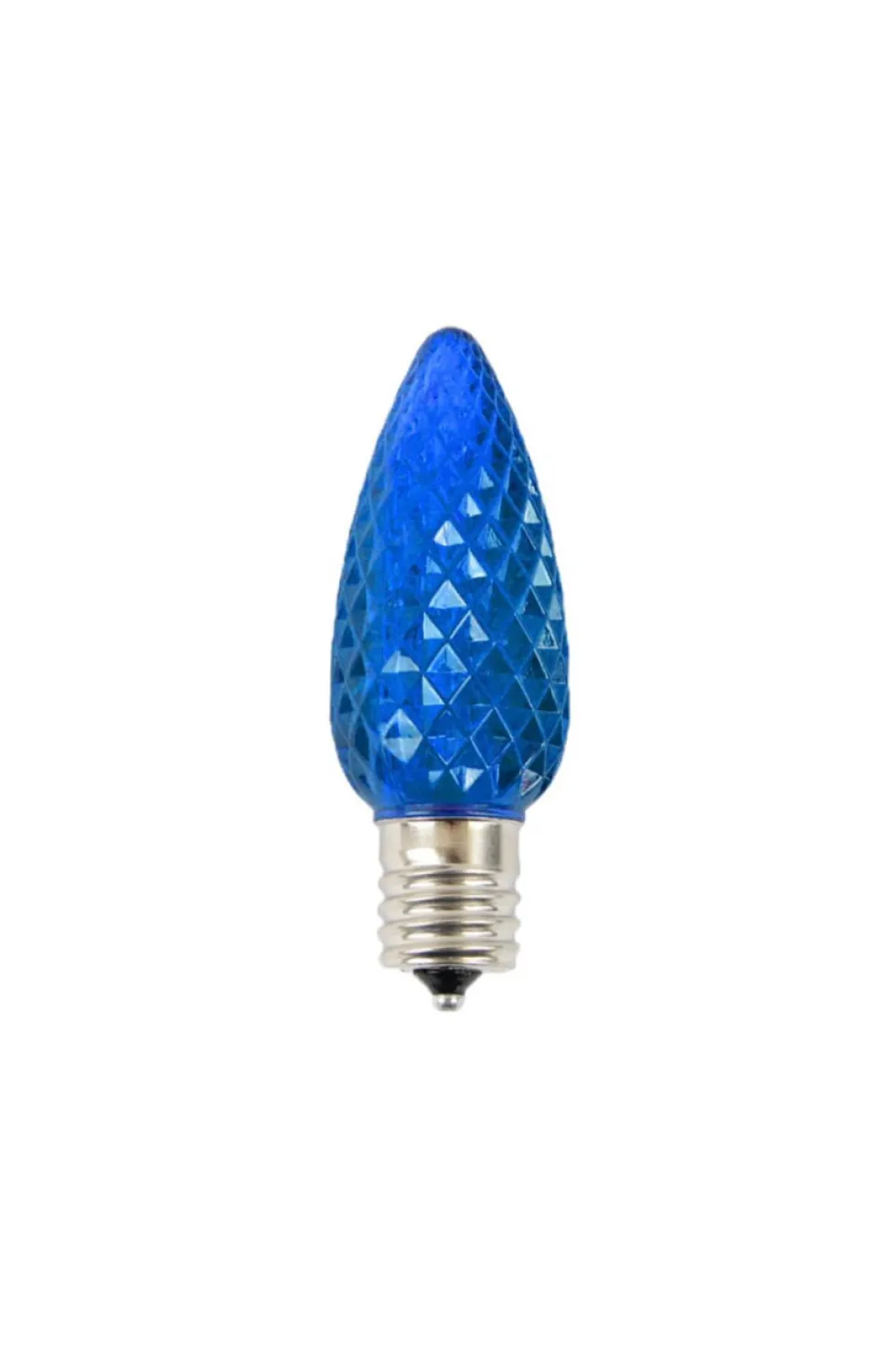C9 Wonderful LED SMD Bulb (25 bulbs/bag) - Faceted, Blue