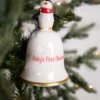 Dolomite Baby’s First Christmas Bell Ornament
