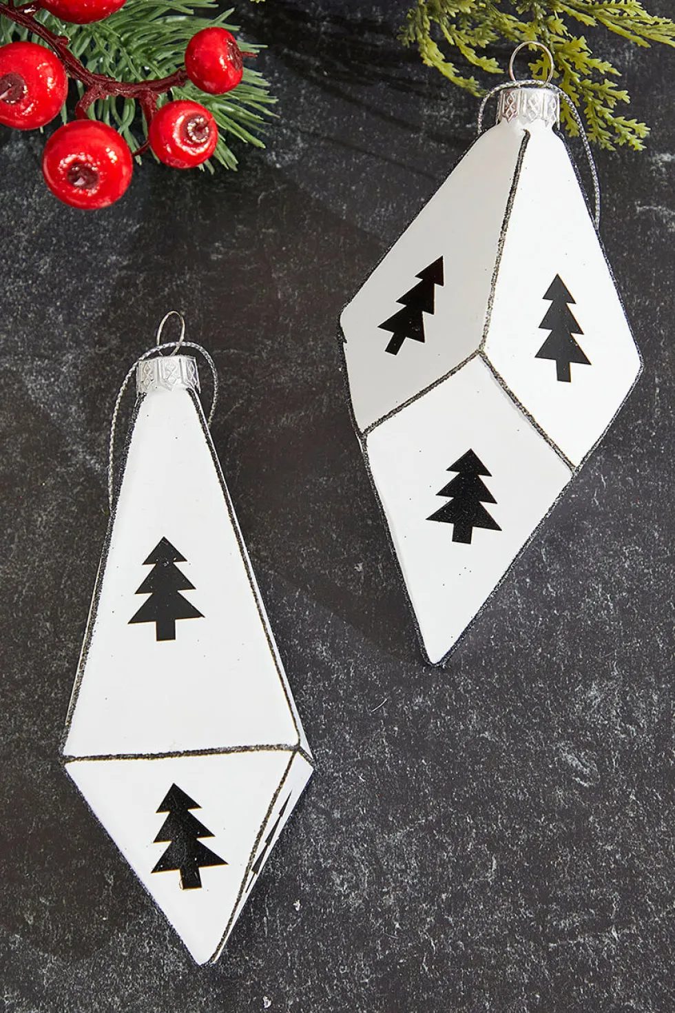 6" Drop Glass Ornament