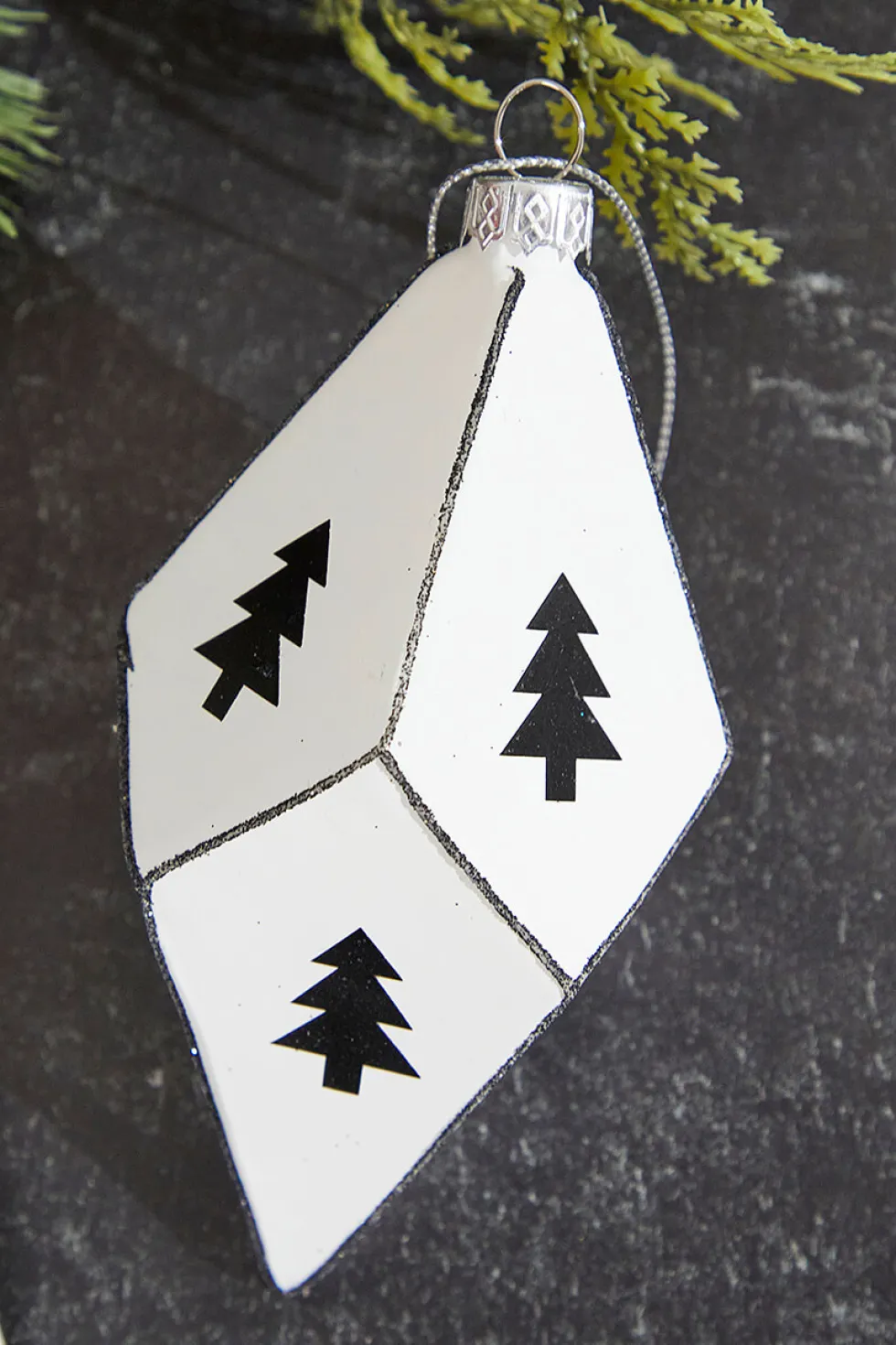 6" Drop Glass Ornament