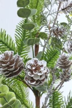 32” Eucalyptus Cone Cedar Spray