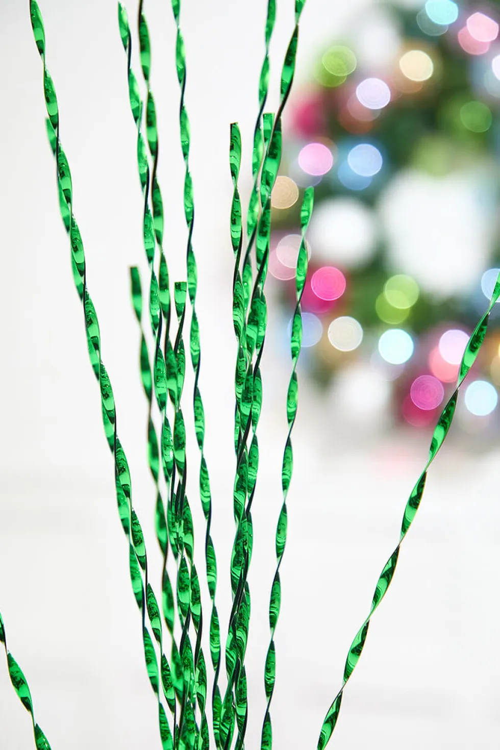 32" Evergreen Twisted Grass Spray