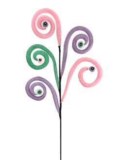28” Eyeballs Spiral Curly Spray