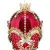 7" Faberge Jewel Egg Ornament, Red Raspberry - Mark Roberts