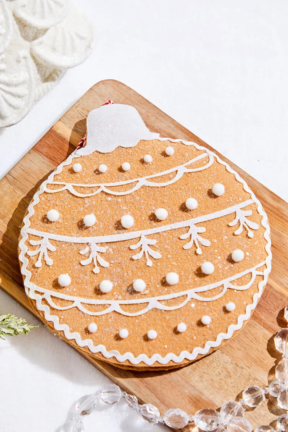 8.5" Felt Sugar & Spice Ornament