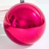 5.5" Festive Pink Shatterproof Ornament