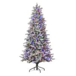 6' Frosted Palmetto LED Pine Tree