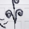 30” Furry Spiral Curly Spray - Black/White