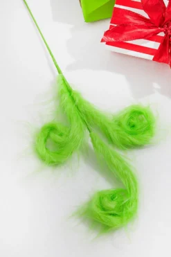 30” Furry Spiral Curly Spray - Green