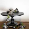 48” Galvanized Bells Garland with Country Check Bows