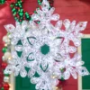 4' Giant Crystal Snowflake