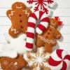 Gingerbread Man Pillow 18" x 13"