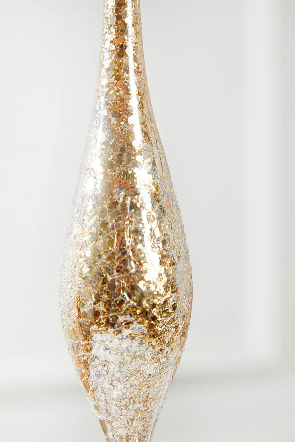 9" Glass Drop Ornament
