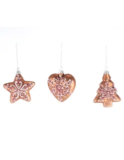 3” Glass Gingerbread Ornament