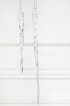 Glass Icicle Ornament