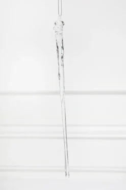 Glass Icicle Ornament
