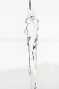 Glass Icicle Ornament