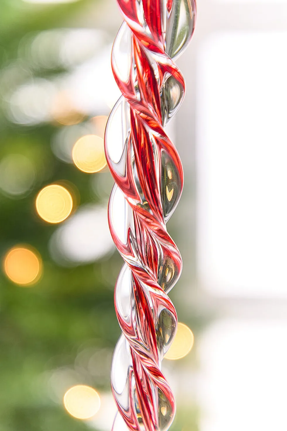 16.5" Glass Icicle Ornament