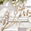 8.5" Glitter Jewel Flower Branch Ornament