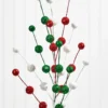 32" Glitter/Mica Ball Spray - Red/Green/White