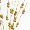 33" Gold Glitter Berry Spray