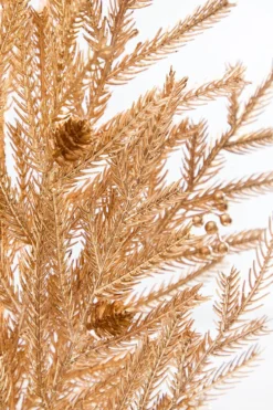 32" Gold Metallic Pine Spray
