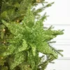 22" Green Sequin Glitter Poinsettia Stem