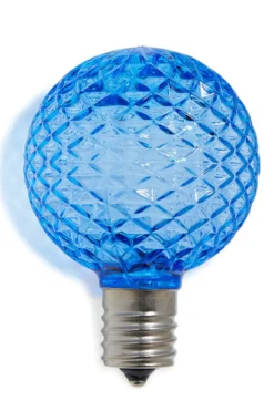 G50 Wonderful LED SMD Bulb (25 bulbs/bag) - Faceted, Blue