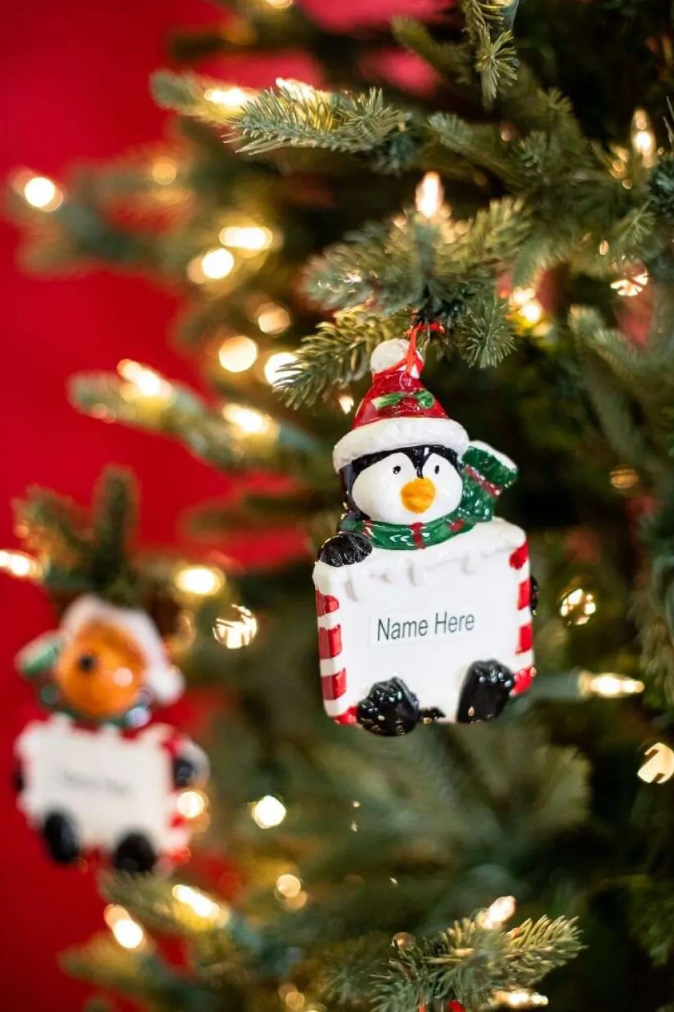 Holiday Character Name Christmas Ornaments